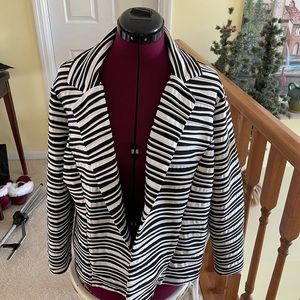Black and white jacket, petite XL